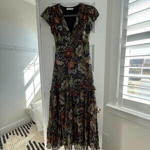12th Tribe Sundance Floral Paisley Maxi Dress - Size XS; Excellent Condition